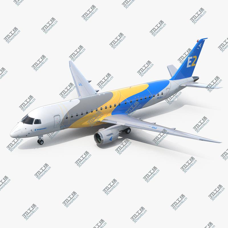 images/goods_img/20210319/Embraer E-Jet E175-E2 3D/1.jpg